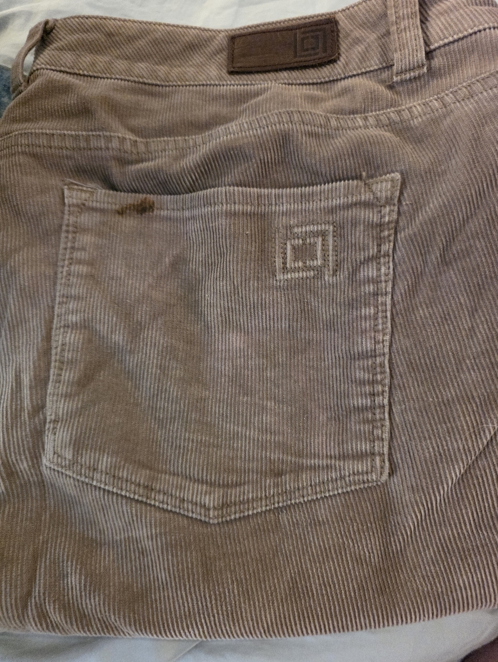 Womes Corduroy Pants in Light Brown - Branded Design 16S